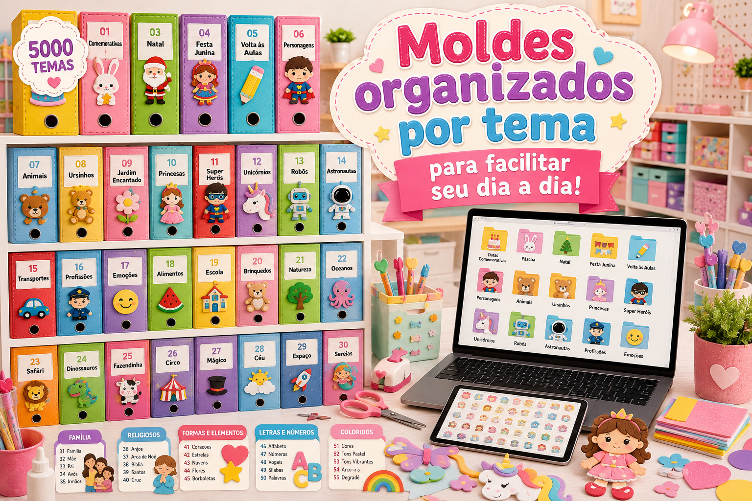 Pastas organizadas
